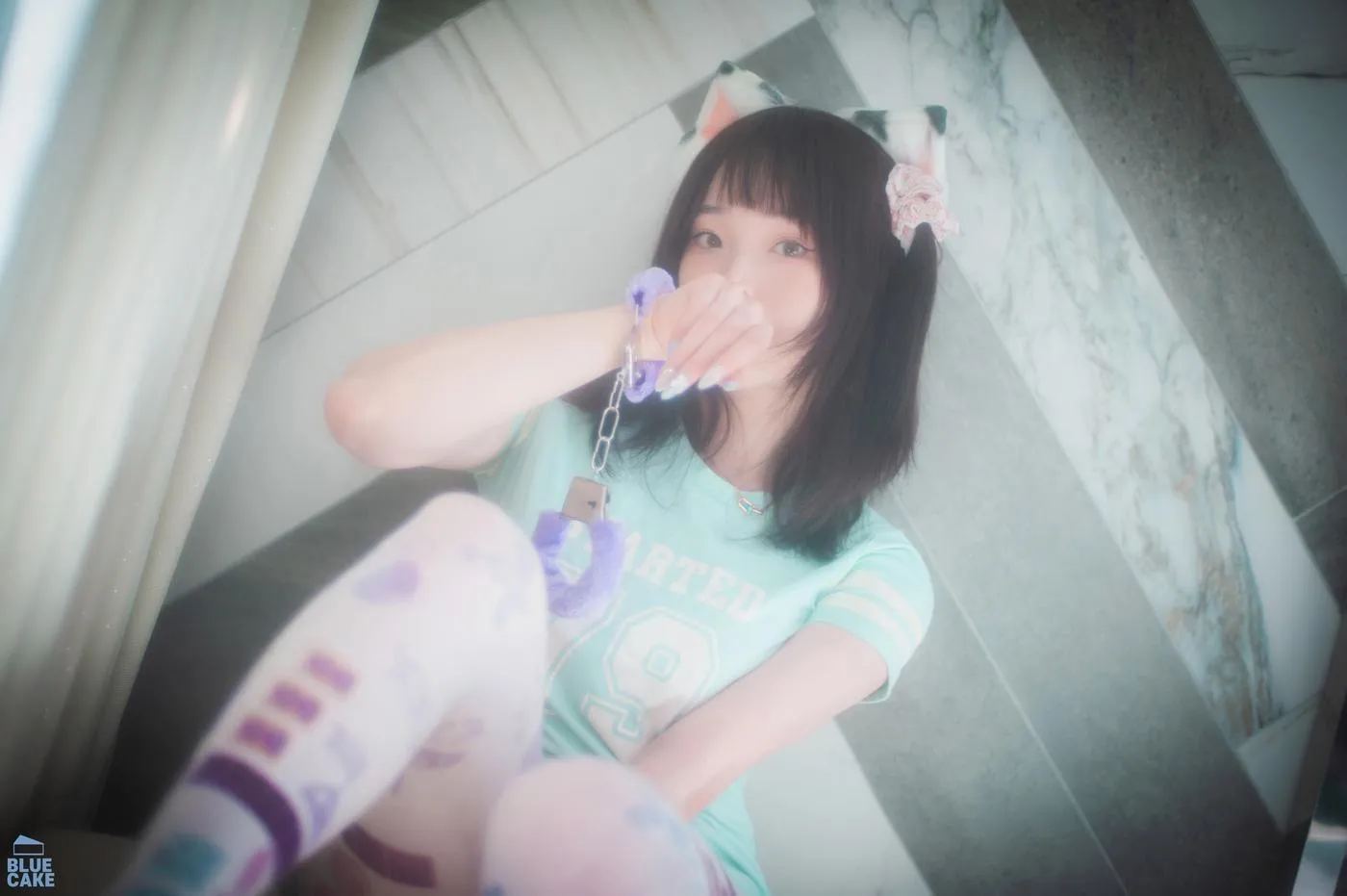 Bambi밤비 – NO.91 [BLUECAKE] Naughty Cats Pink  Mint RED[23] [55P]插图2